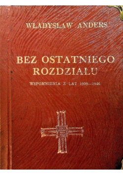 Bez ostatniego rozdziału