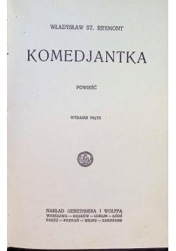 Komedjantka 1927 r