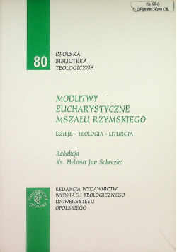 Modlitwy eucharystyczne mszału rzymskiego