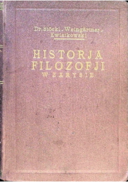 Historia filozofii w zarysie 1930r