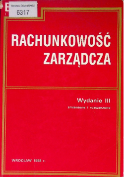 Rachunkowość zarządcza