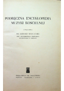 Podręczna Encyklopedia Muzyki Kościelnej