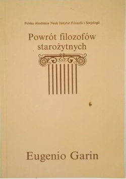 Powrót filozofów starożytnych, Tom 2