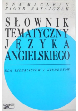 Słownik tematyczny języka angielskiego