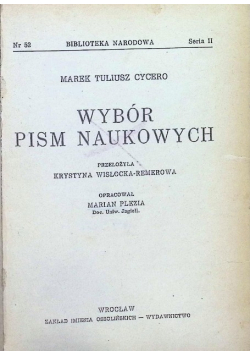 Wybór pism naukowych