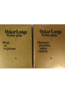 Wybór pism  Tom 1i 2