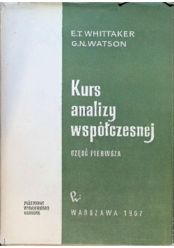 Kurs analizy współczesnej Część 1