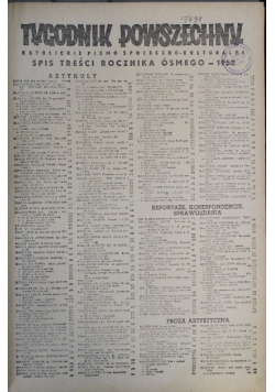Tygodnik powszechny  Nr 1 do 52