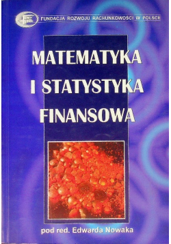 Matematyka i statystyka finansowa