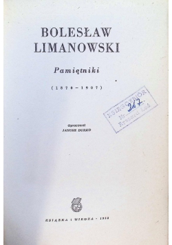 Pamiętniki 1870-1907