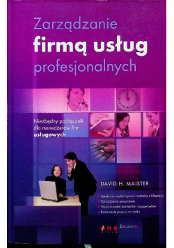 Zarządzanie firmą usług profesjonalnych