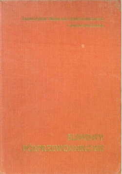 Elementy półprzewodnikowe