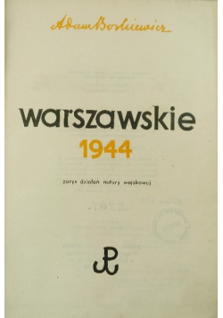 Powstanie Warszawskie