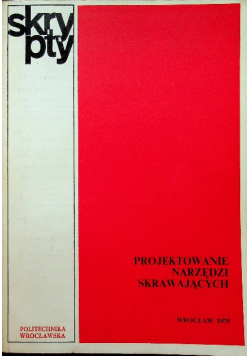 Projektowanie narzędzi skrawających
