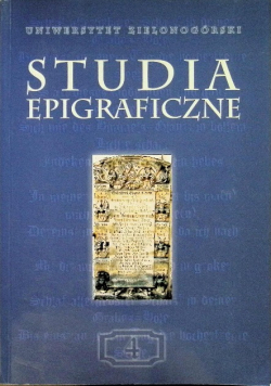 Studia Epigraficzne