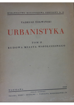 Urbanistyka Tom II 1948 r.