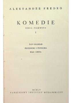 Komedie Tom I