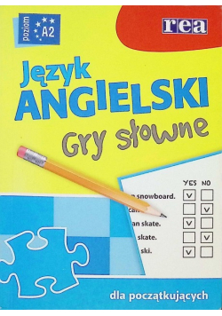 Język angielski Gry słowne Poziom A2 dla początkujących