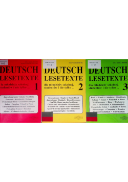 Deutsch Lesetexte Tom 1 do 3