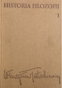 Historia filozofii Tom 1