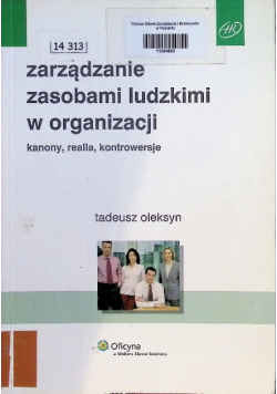 Zarządzanie zasobami ludzkimi w organizacji