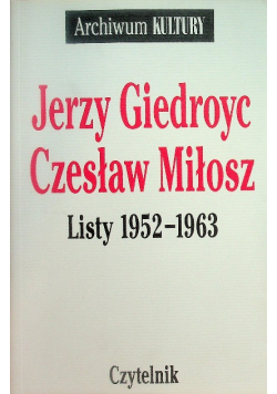 Listy 1952 do 1963