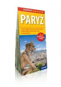 Comfort!map&guide Paryż 2w1 mapa