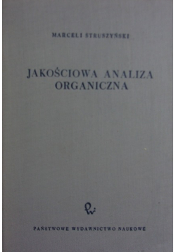 Jakościowa analiza organiczna