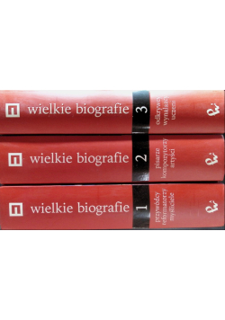 Wielkie biografie Tom 1 do 3