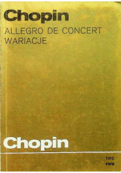 Allegro de concert wariacje