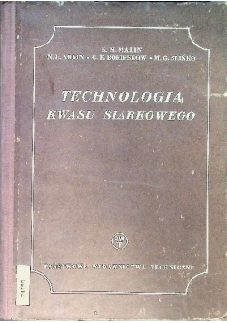 Technologia kwasu siarkowego