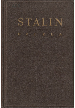 Stalin dzieła Tom 13