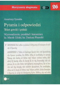 Pytania i odpowiedzi Tekst grecki i polski Tom 26