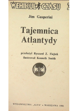 Wehikuł czasu Tom 3 Tajemnica Atlantydy