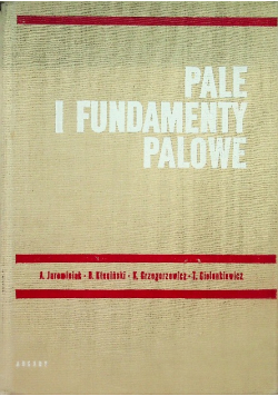 Pale i fundamenty palowe