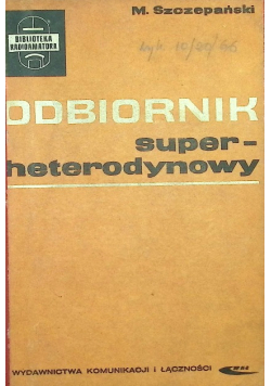 Odbiornik superheterodynowy