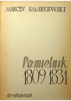 Pamiętnik 1809 - 1831