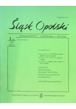 Śląsk opolski Nr 1 (38) / 00