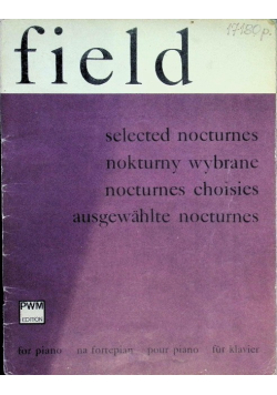 Nokturny wybrane na fortepian