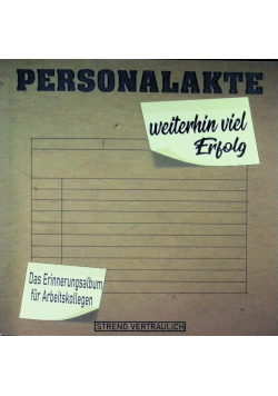 Personalakte weiterhin viel Erfolg