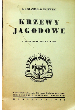 Krzewy jagodowe 1939 r.