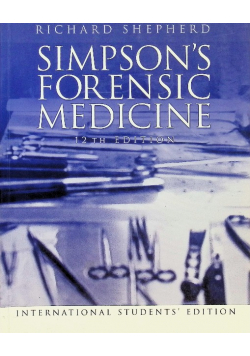 Simpson's Forensic Medicine