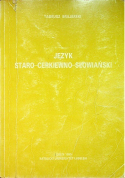 Język staro cerkiewno słowiański