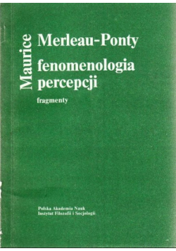 Fenomenologia percepcji