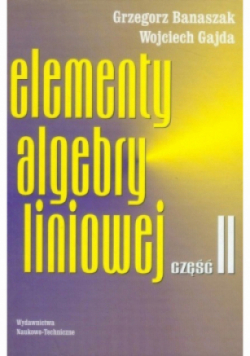 Elementy algebry liniowej Część 2