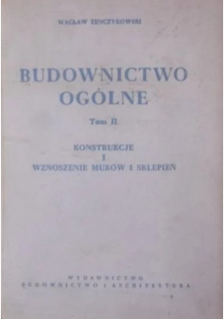 Budownictwo ogólne Tom II