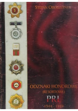 Odznaki honorowe ( resortowe ) PRL 1944 - 1988