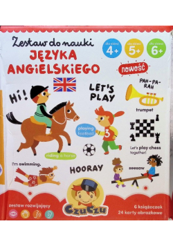 Zestaw do nauki języka angielskiego dla dzieci wiek 4, 5, 6 lat