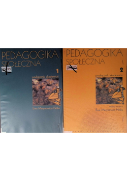 Pedagogika Społeczna Tom 1 i 2
