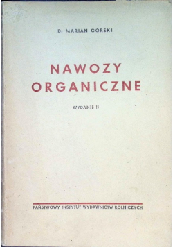 Nawozy organiczne 1949 r.